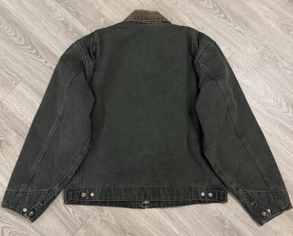 Vintage Carhartt Detroit Jacket J97 MOS Green Large Rare