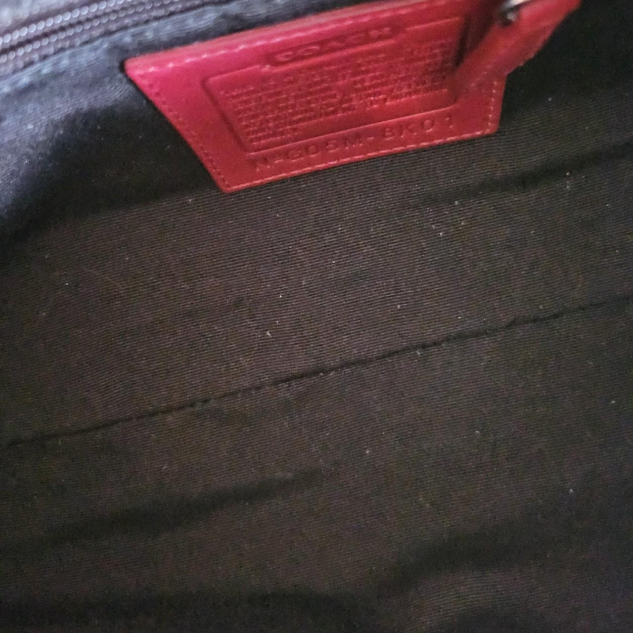 🍒 Y2K Vintage Rare Coach Red East West Baguette Shoulder Bag With Coin Purse 🍒 fM