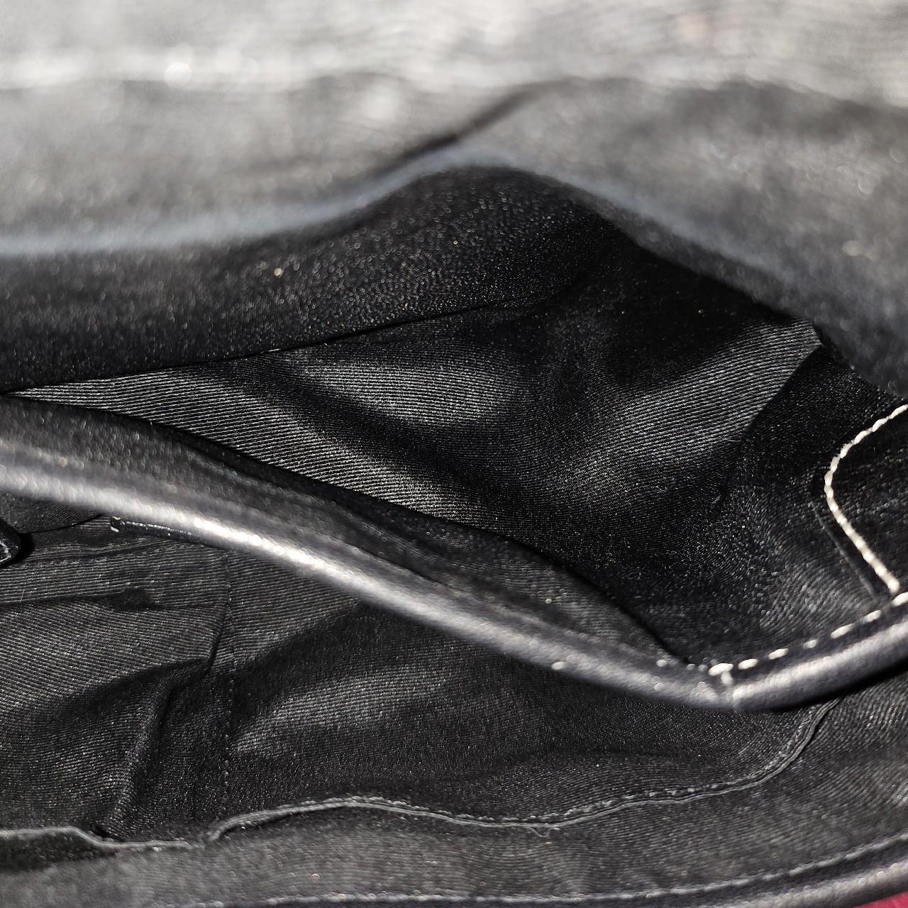 Vintage Y2K Mini Soho Black Buckle Flap Shoulder Bag Purse Yy