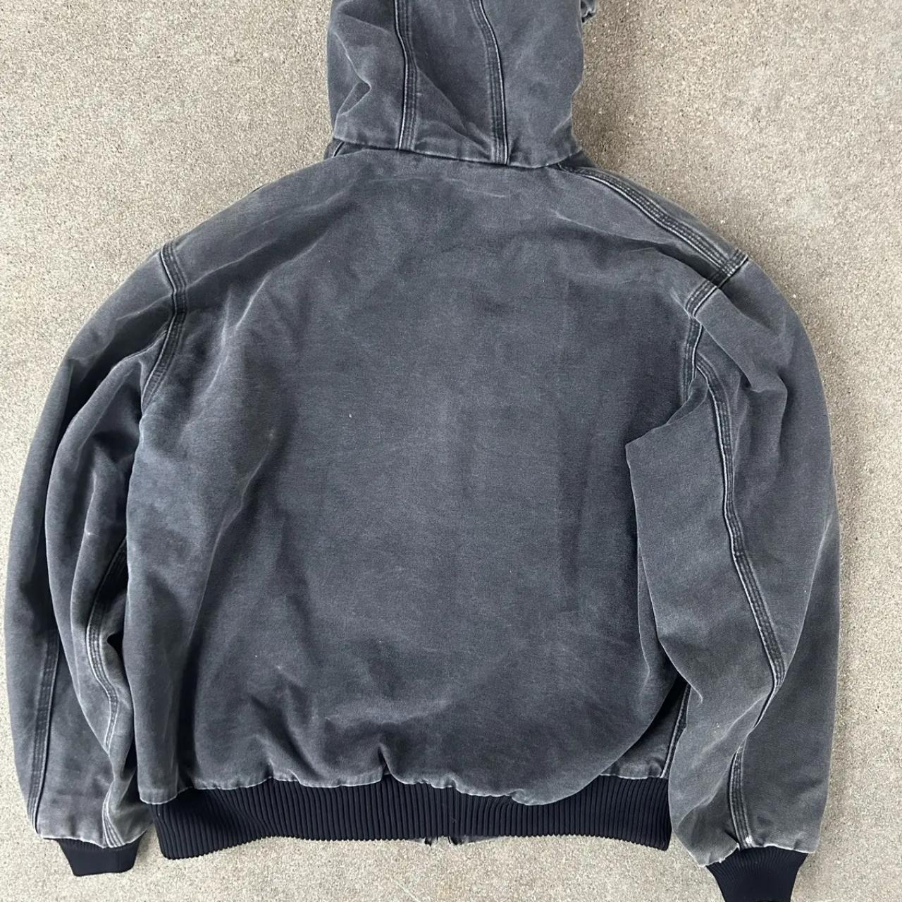 Vintage J130 Black Carhartt Hooded Jacket
