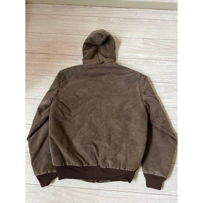 Carhartt Men's Black and Grey Jacket L