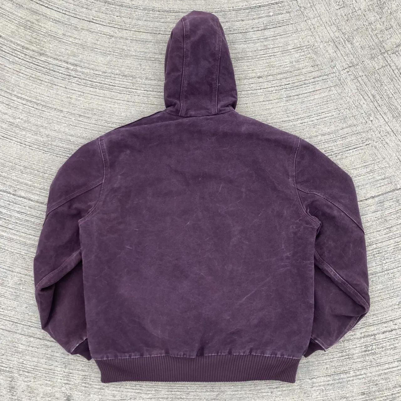 Deep Wine Carhartt Active Jacket Purple Carhartt Jacket J130