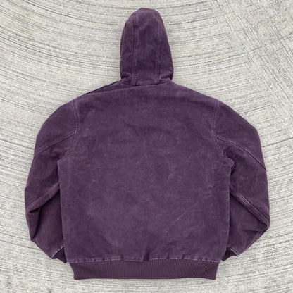 Deep Wine Carhartt Active Jacket Purple Carhartt Jacket J130