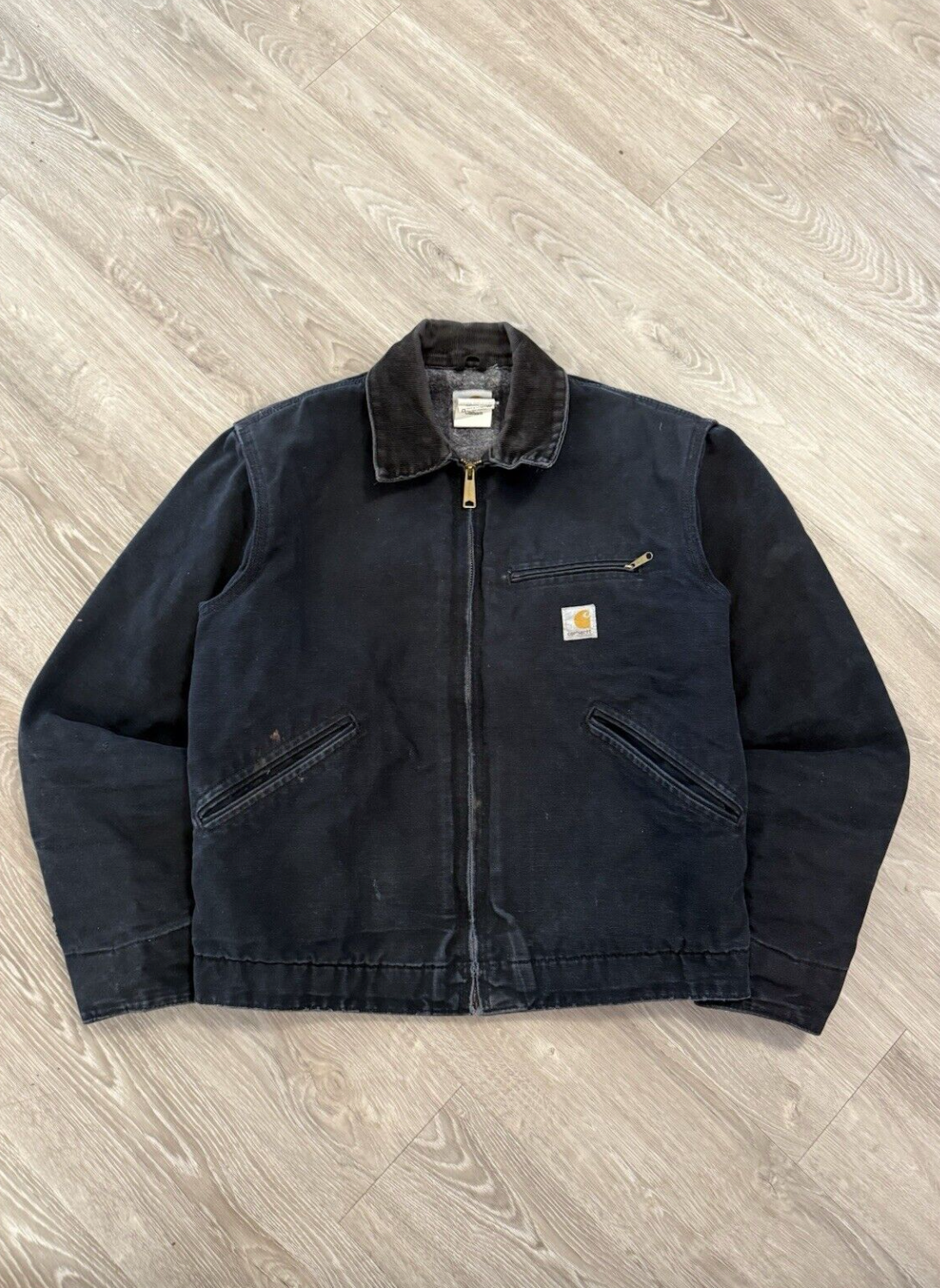 Vintage Carhartt Detroit Jacket J01 BLK Medium Rare