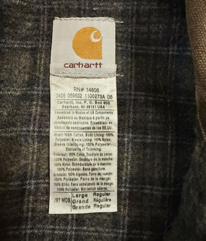 Vintage Carhartt Detroit Jacket J97 MOS Green Large Rare