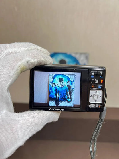 Olympus X-930 12mp pink With XD Card, Battery, Charger Tested Working