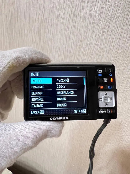 Olympus X-930 12mp pink With XD Card, Battery, Charger Tested Working