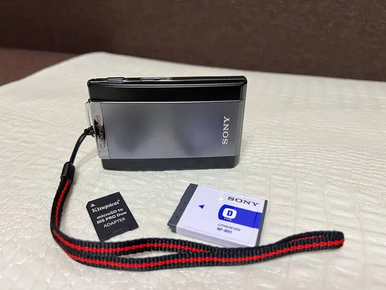 Sony Cybershot DSC-T300 10.1MP Digital Camera + charger and memory card
