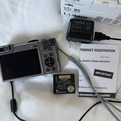 Panasonic Lumix DC-ZS70 4K Digital Camera (Silver) 📷