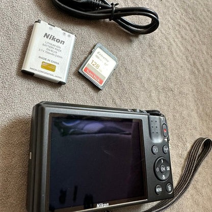 Nikon COOLPIX S6900 16MP Compact Digital Camera (Black) with Flip Screen and Wi-Fi 🍥 🎀📷