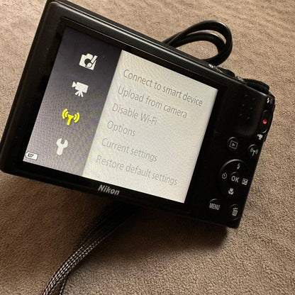 Nikon COOLPIX S6900 16MP Compact Digital Camera (Black) with Flip Screen and Wi-Fi 🍥 🎀📷