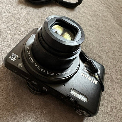 Nikon COOLPIX S6900 16MP Compact Digital Camera (Black) with Flip Screen and Wi-Fi 🍥 🎀📷