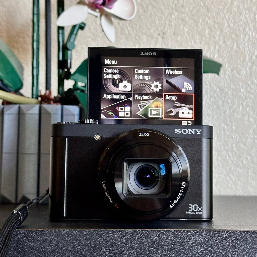 Sony Cyber-shot DSC-WX500 Digital Camera (Black) - Compact 18.2MP with 30X Optical Zoom 📷