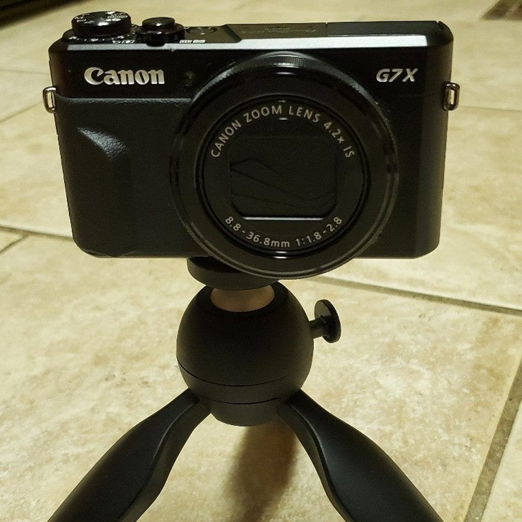 Used Canon G7X Mark II with Tripod 🍇₊˚💜