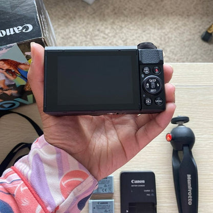 Used Canon PowerShot G7X Mark II Digital Camera Video Creator Kit Bundle 🍥🎀📷