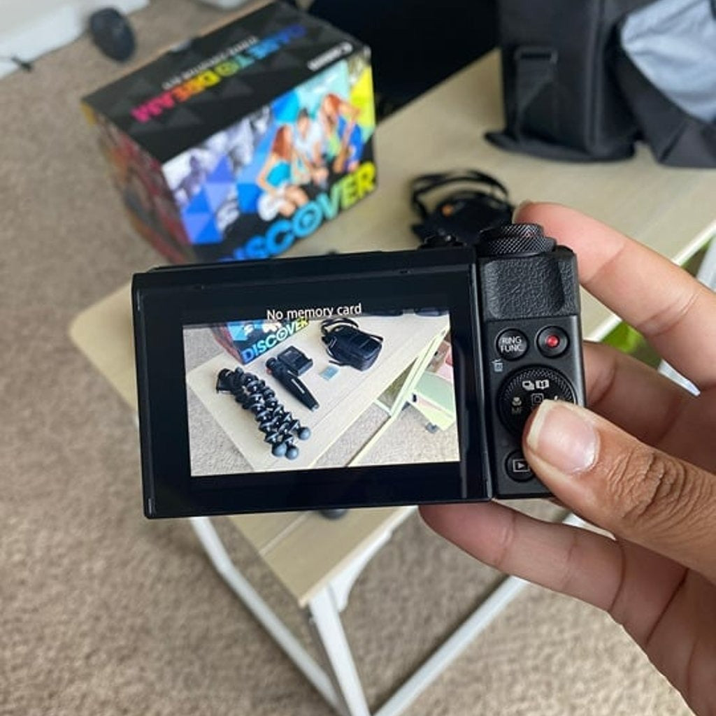 Used Canon PowerShot G7X Mark II Digital Camera Video Creator Kit Bundle 🍥🎀📷