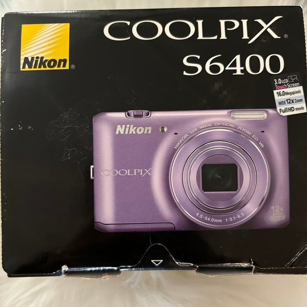 Nikon COOLPIX S6900 16MP Compact Digital Camera (Black) with Flip Screen and Wi-Fi 🍥 🎀📷