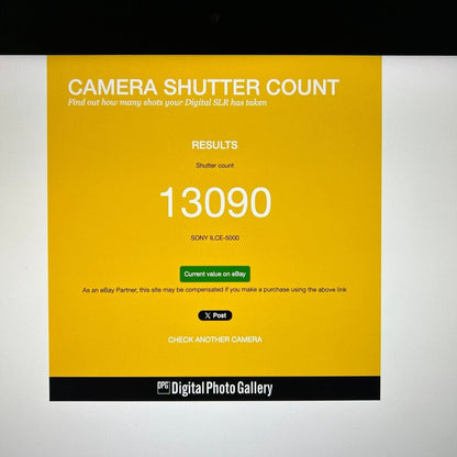 Used Sony A5000 Mirrorless Camera | 20.1MP 🍇📷