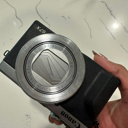 Used Canon PowerShot G7X Mark III - 20.1MP Point & Shoot Digital Camera (Silver) 🍥🎀📷