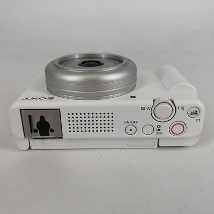 Sony Digital Camera ZV-1F 20.1MP - Excellent Condition w/ Battery + Case