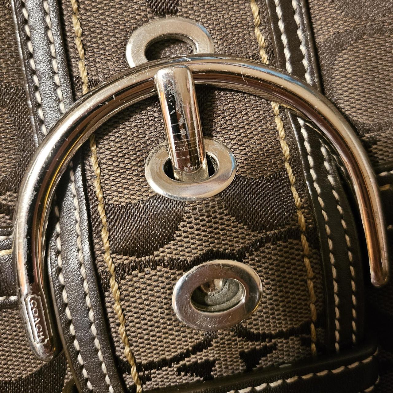 ❤️ Vintage Coach Dark Brown Soho Buckle Shoulder Purse ❤️ KH