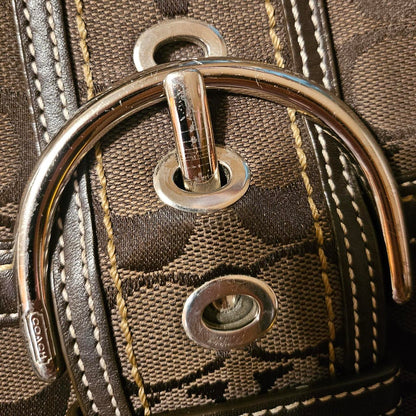 ❤️ Vintage Coach Dark Brown Soho Buckle Shoulder Purse ❤️ KH