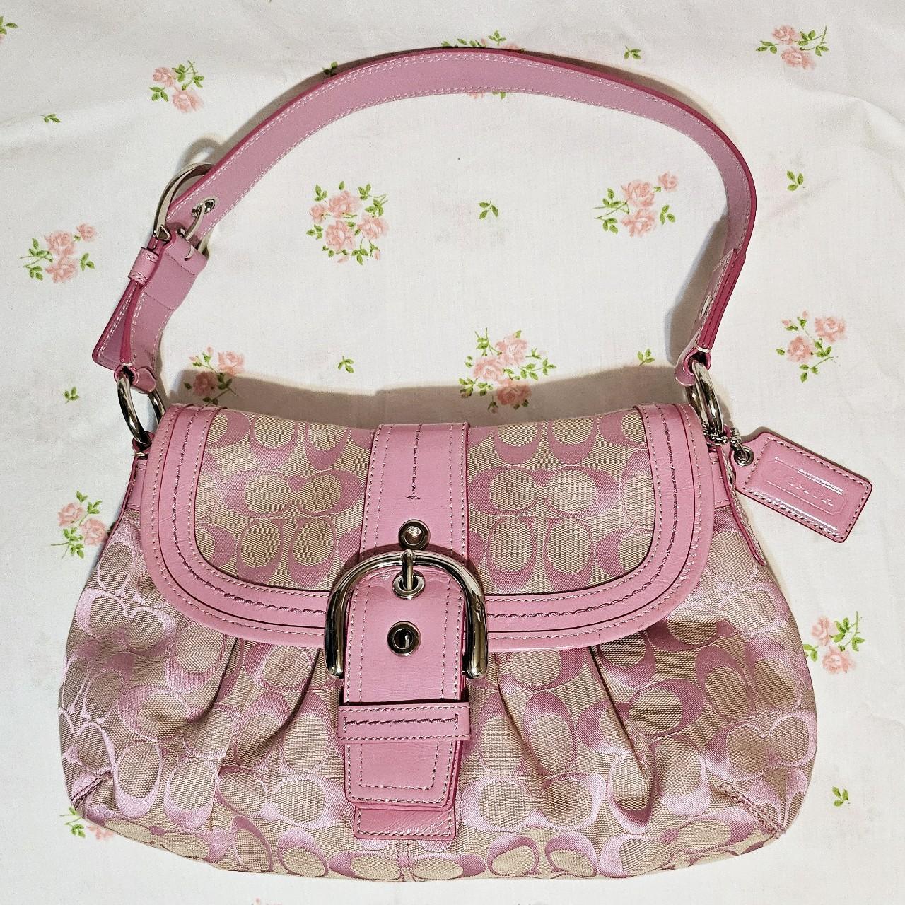 Vintage Barbie Pink Soho Buckle Signature Cs Rare Shoulder Purse sJ
