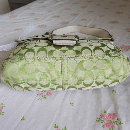 💚 Y2K Coach Lime Green Soho Shoulder Bag Purse 💚 YO