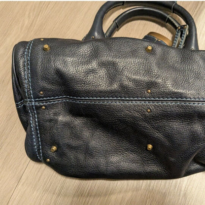 Chloe Paddington Gold Padlock Key Tote Hand Bag Leather ii