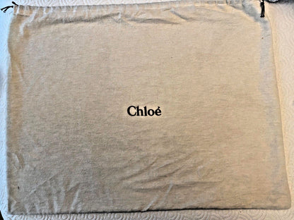Chloe Chocolate Brown Paddington Bag With Lock Key And Dustbag ON