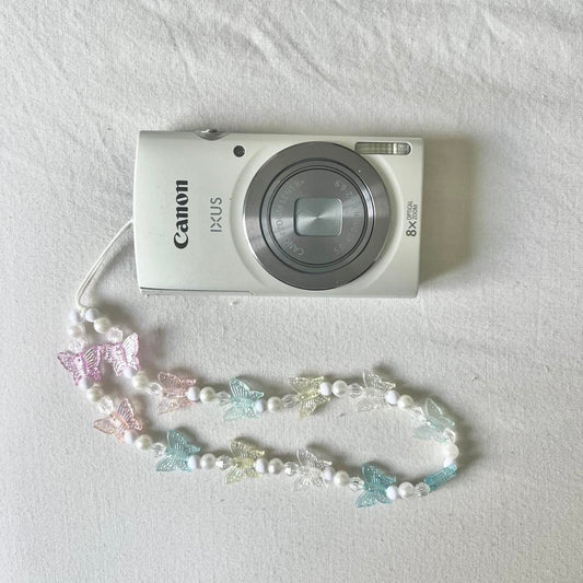 Used Vintage Canon Ixus 160 20MP White Digital Camera