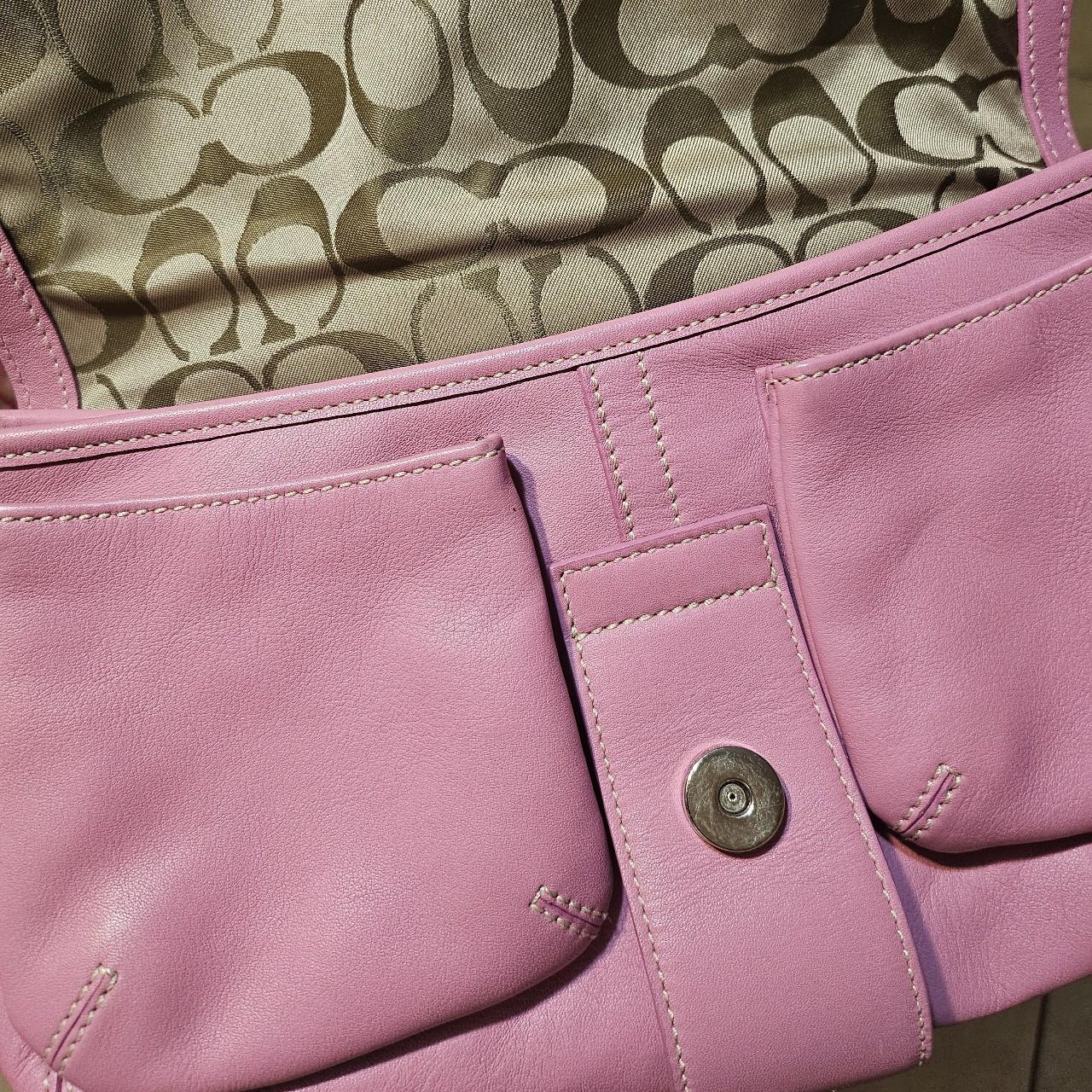 Y2K Vintage Coach Pink Soho Shoulder Bag Purse gB