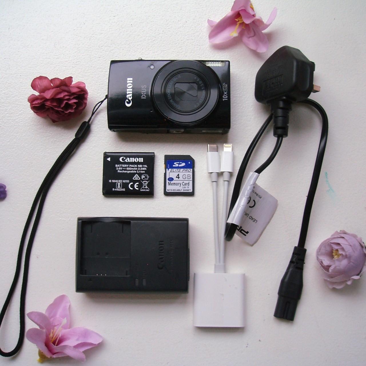 Used Black Canon Ixus 190 Digital Camera