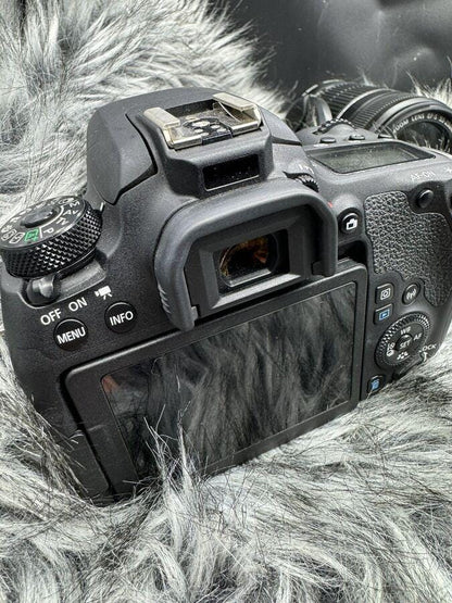 Canon EOS 77D 24.2 MP Digital SLR Camera with ef-s 18-55mm & ef-s 55-250mm Lenses