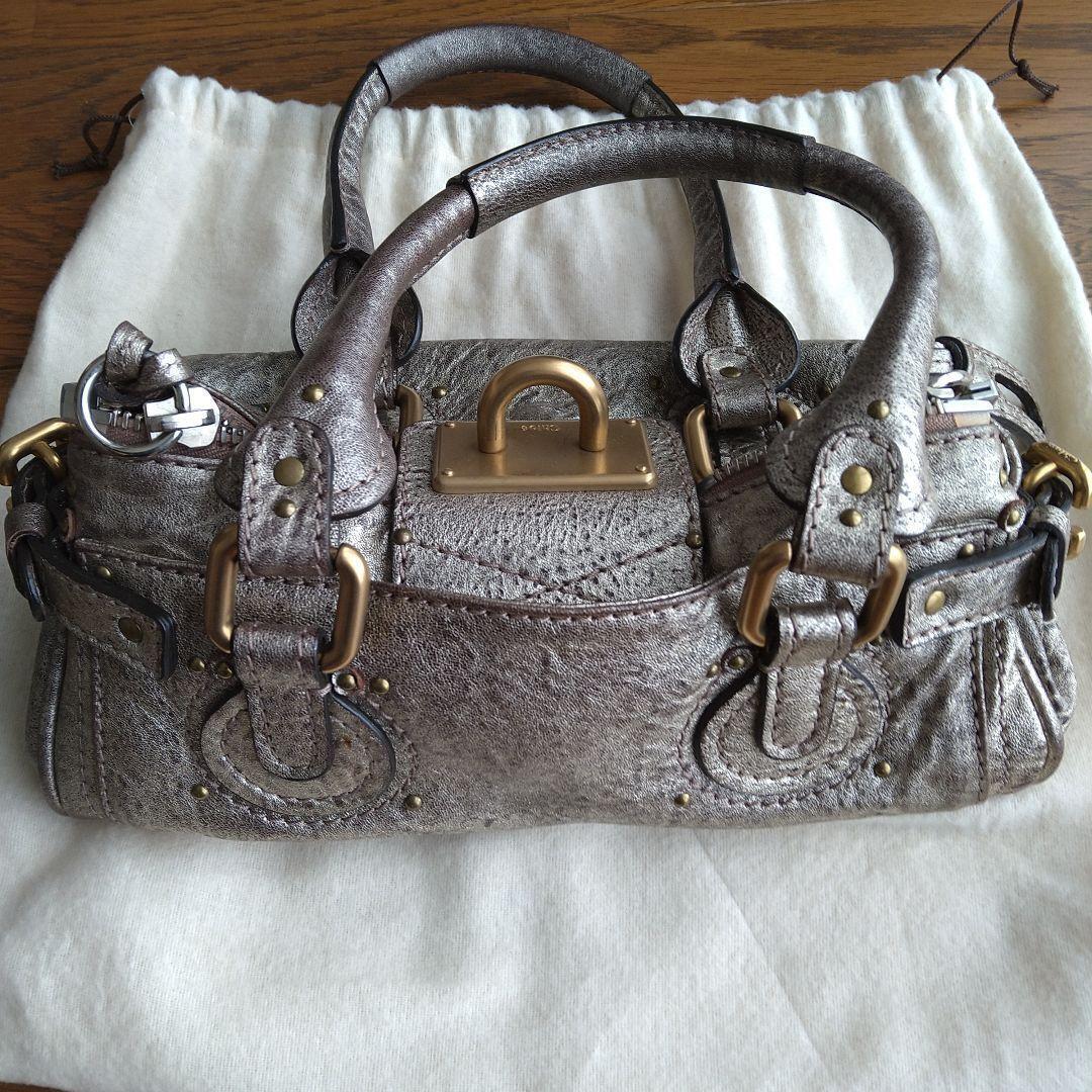 Chloe Paddington Mini Silver Leather NN