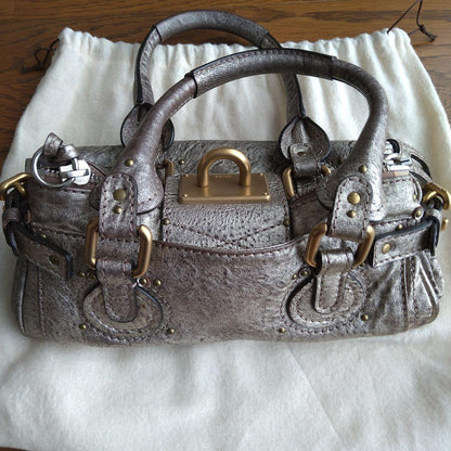 Chloe Paddington Mini Silver Leather NN