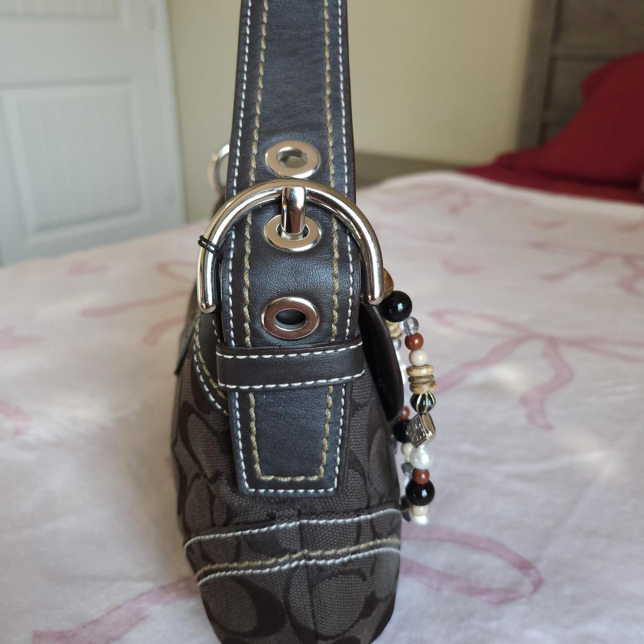 Y2K Vintage Coach Brown Mini Soho Signature FW