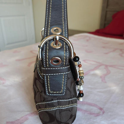 Y2K Vintage Coach Brown Mini Soho Signature FW