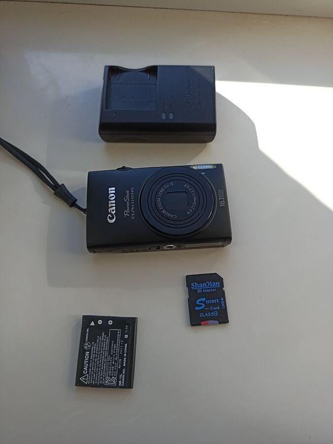 Canon PowerShot ELPH 110 HS Black 16.0MP Digital Camera