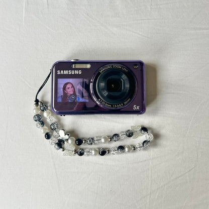 Used Vintage Samsung PL120 14.2MP Purple Dual Screen Digital Camera