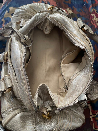 Chloe Gold Paddington Bag With Lock Wt