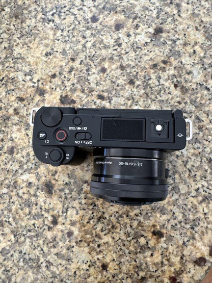 Sony ZV-E10 Mirrorless Camera with 16-50mm Lens (Black)