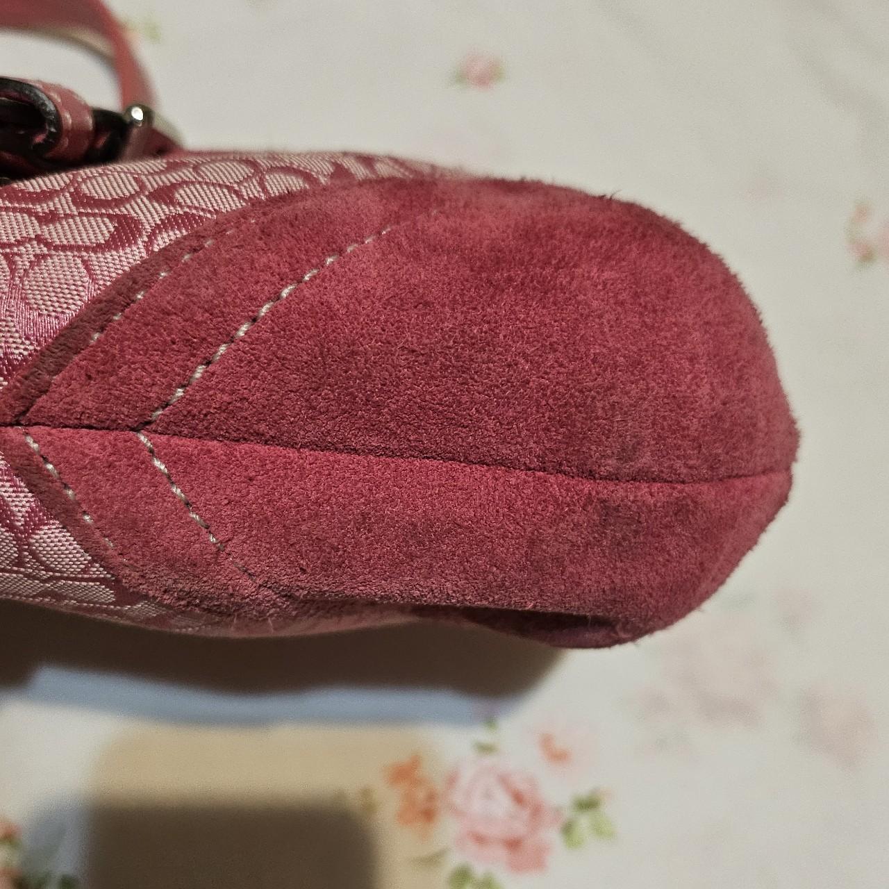 Vintage Coach Mini Soho Buckle Flap Pink Shoulder Purse aZ