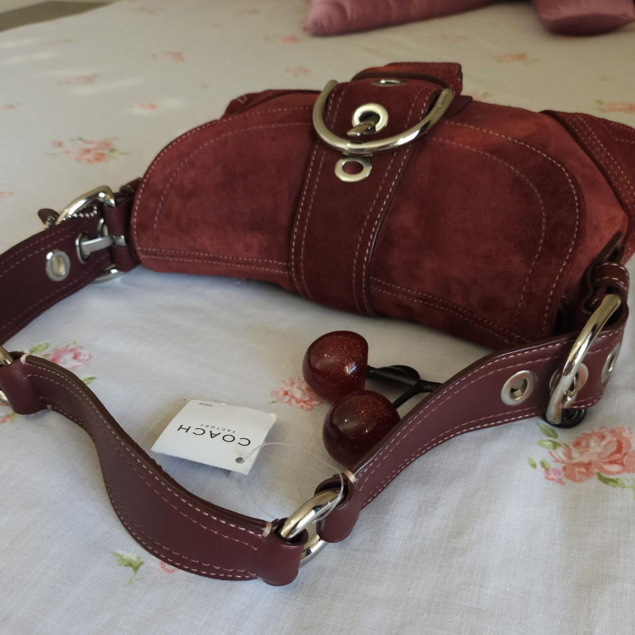 ❤️ Y2K Vintage Coach Suede Mini Soho Shoulder Bag ❤️ Ti