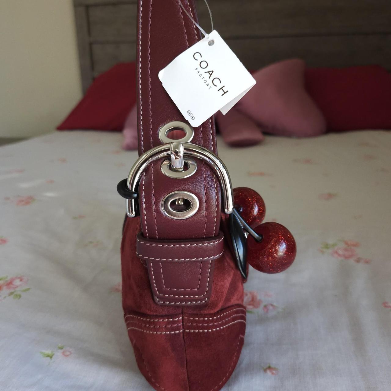 ❤️ Y2K Vintage Coach Suede Mini Soho Shoulder Bag ❤️ Ti