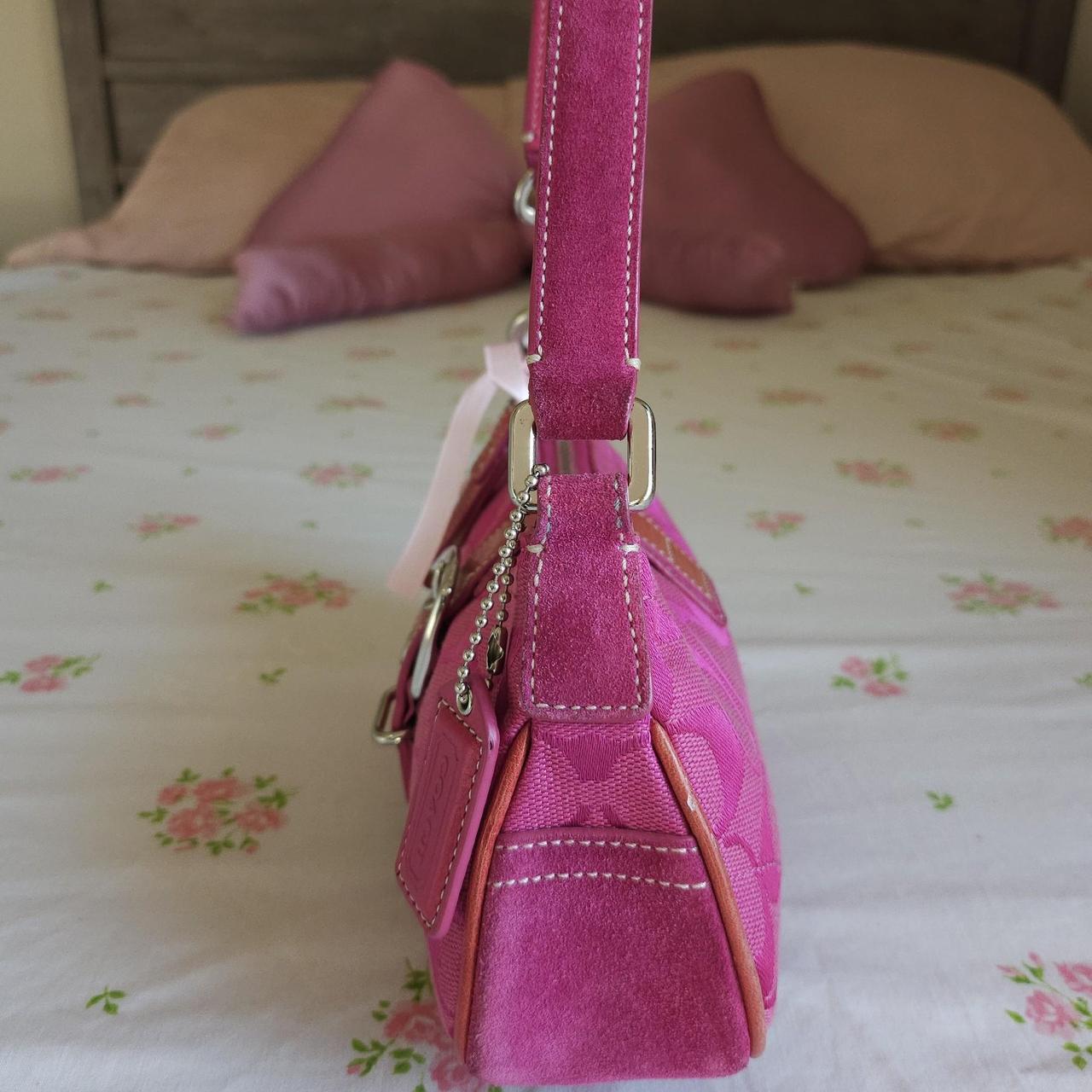 ❤️ Vintage Y2K Coach Dark Red Soho Buckle Shoulder Purse ❤️ 1 Du