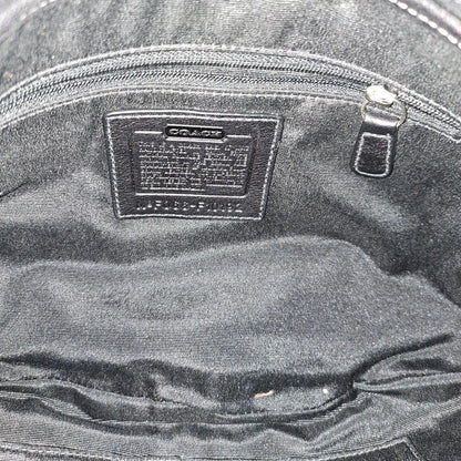 Vintage Y2K Soho Black Buckle Flap Shoulder Bag Purse xr