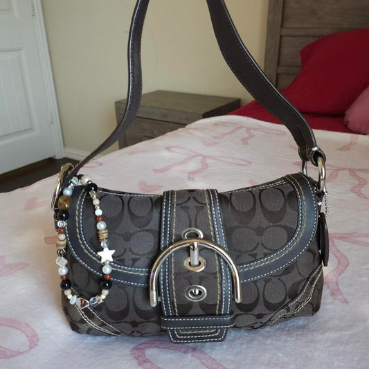 Y2K Vintage Coach Brown Mini Soho Signature FW