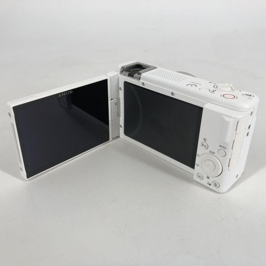 Sony Digital Camera ZV-1F 20.1MP - Excellent Condition w/ Battery + Case