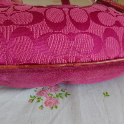 ❤️ Vintage Y2K Coach Dark Red Soho Buckle Shoulder Purse ❤️ 1 Du